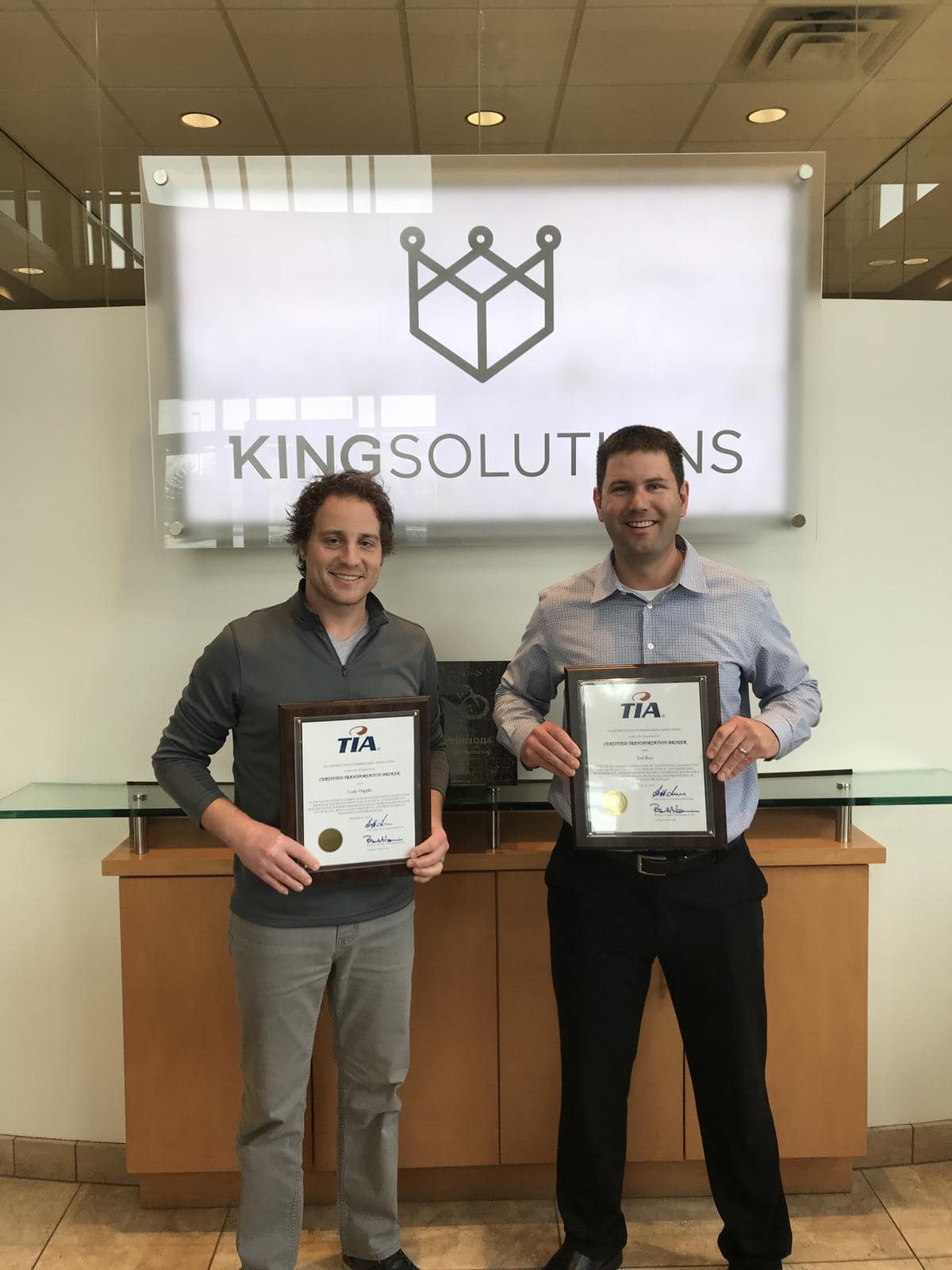 King employees become Certified Transportation Brokers